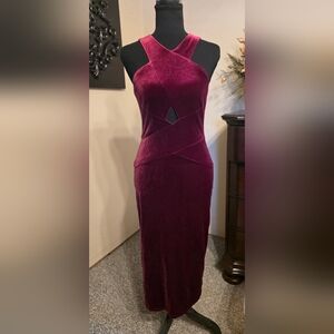 BCBGMaxAzriaVelvet Midi Dress